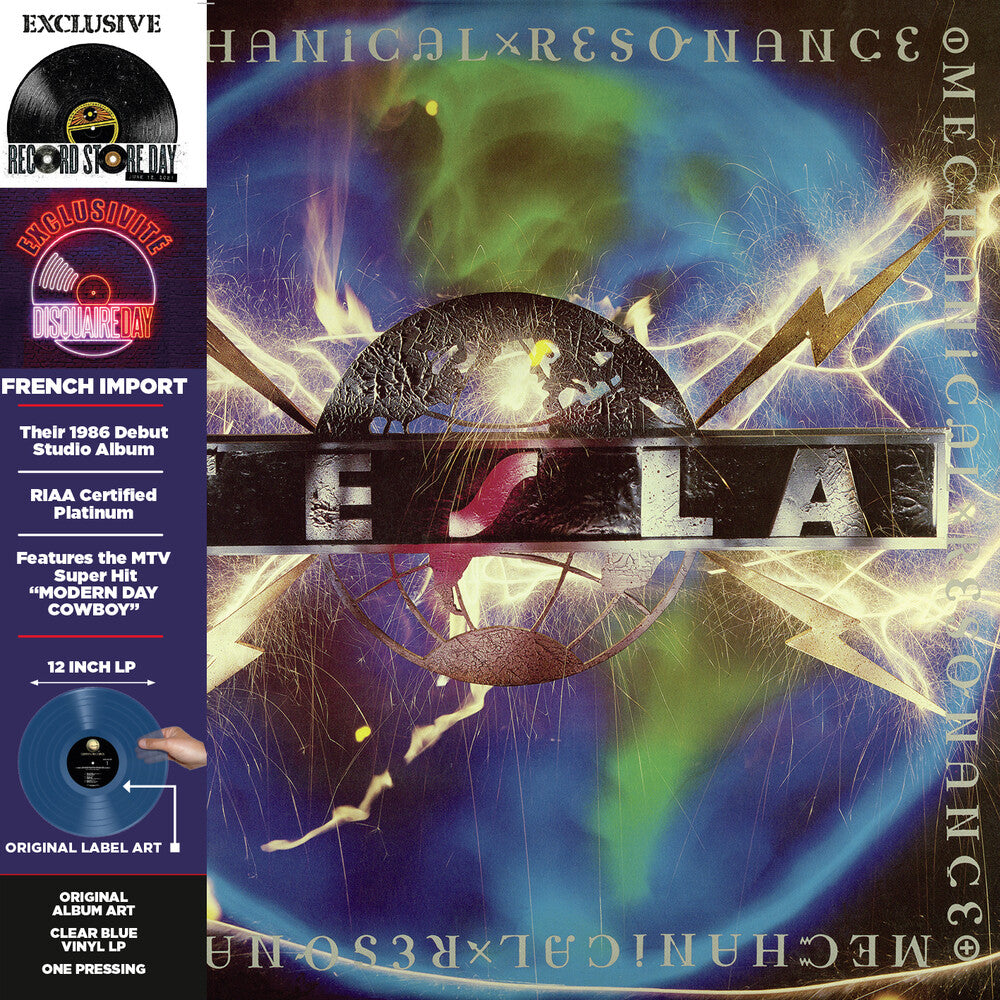 the album cover for Tesla - Mechanical Resonance  [RSD Black Friday 2021] - Cancelled