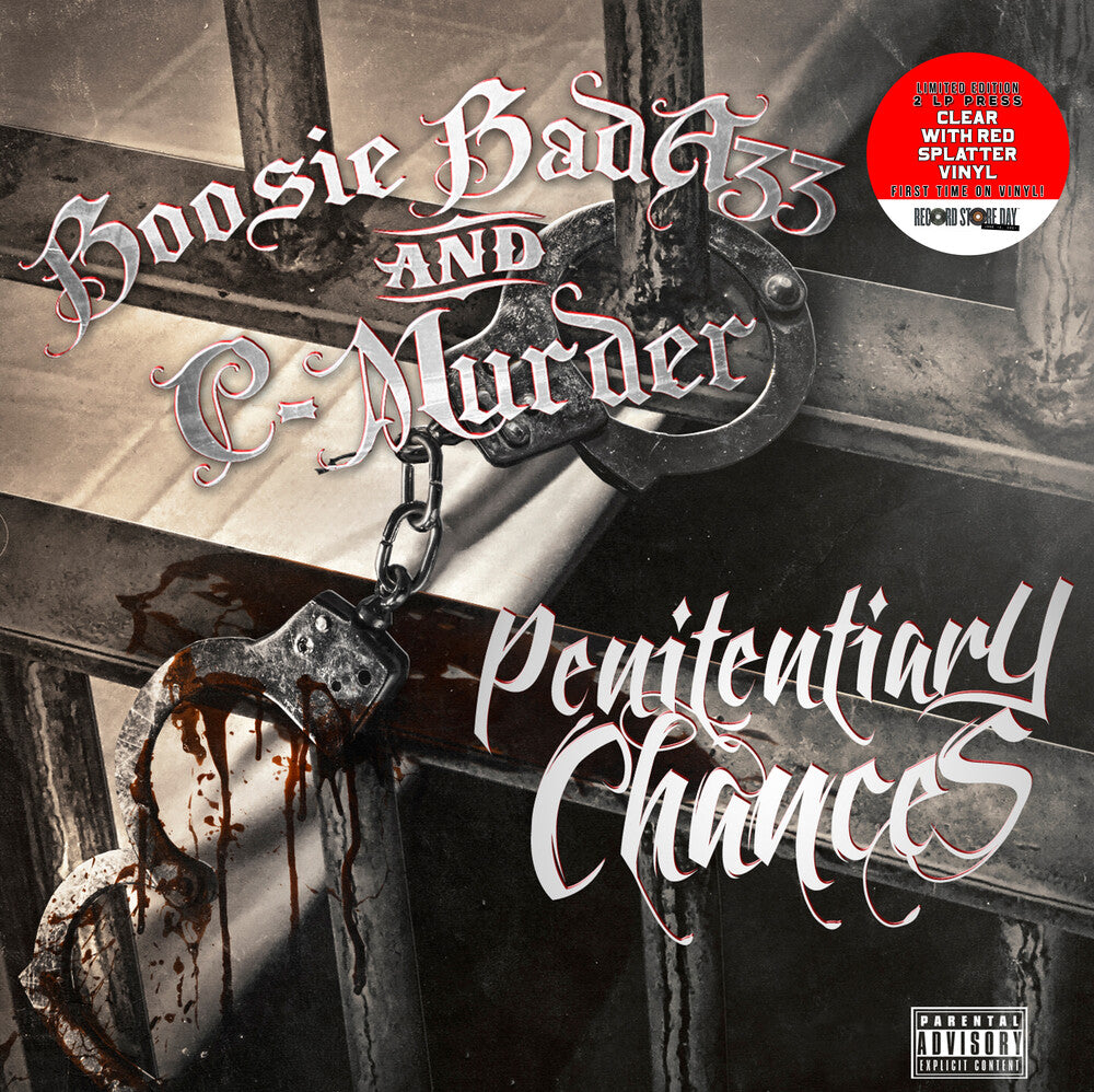 the album cover for C-Murder / Boosie Badazz - Penitentiary Chances (Rsd) [Clear Vinyl] (Red) [Record Store Day] [RSD Drops 2021]