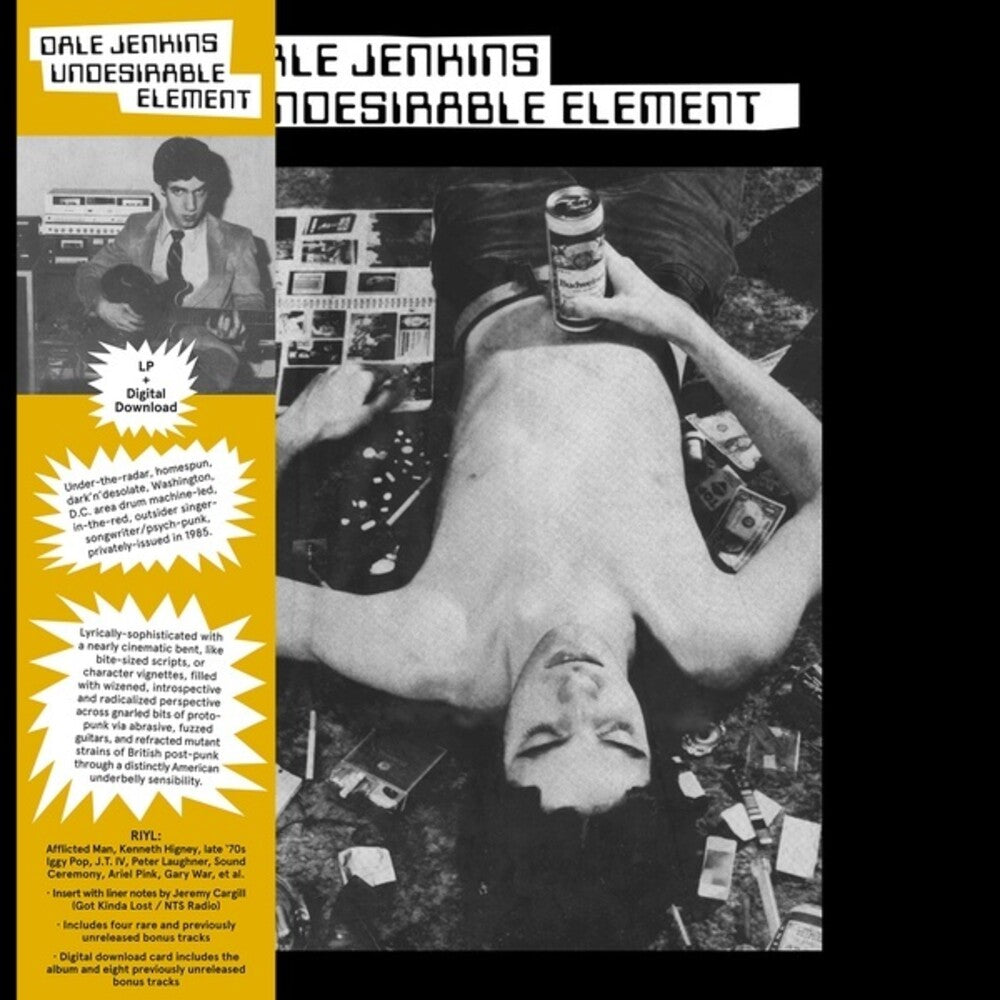 the album cover for Dale Jenkins - Undesirable Element