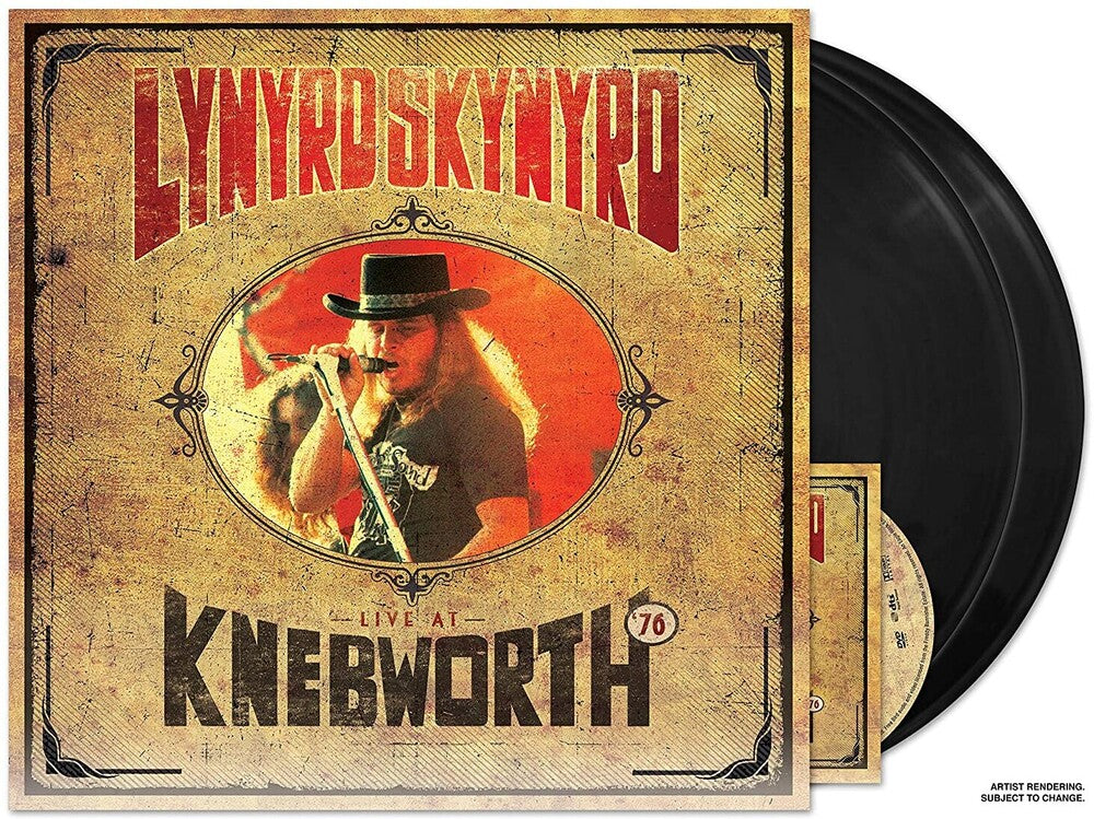 the album cover for Lynyrd Skynyrd - Live At Knebworth '76 [Limited Edition 2 LP/DVD]
