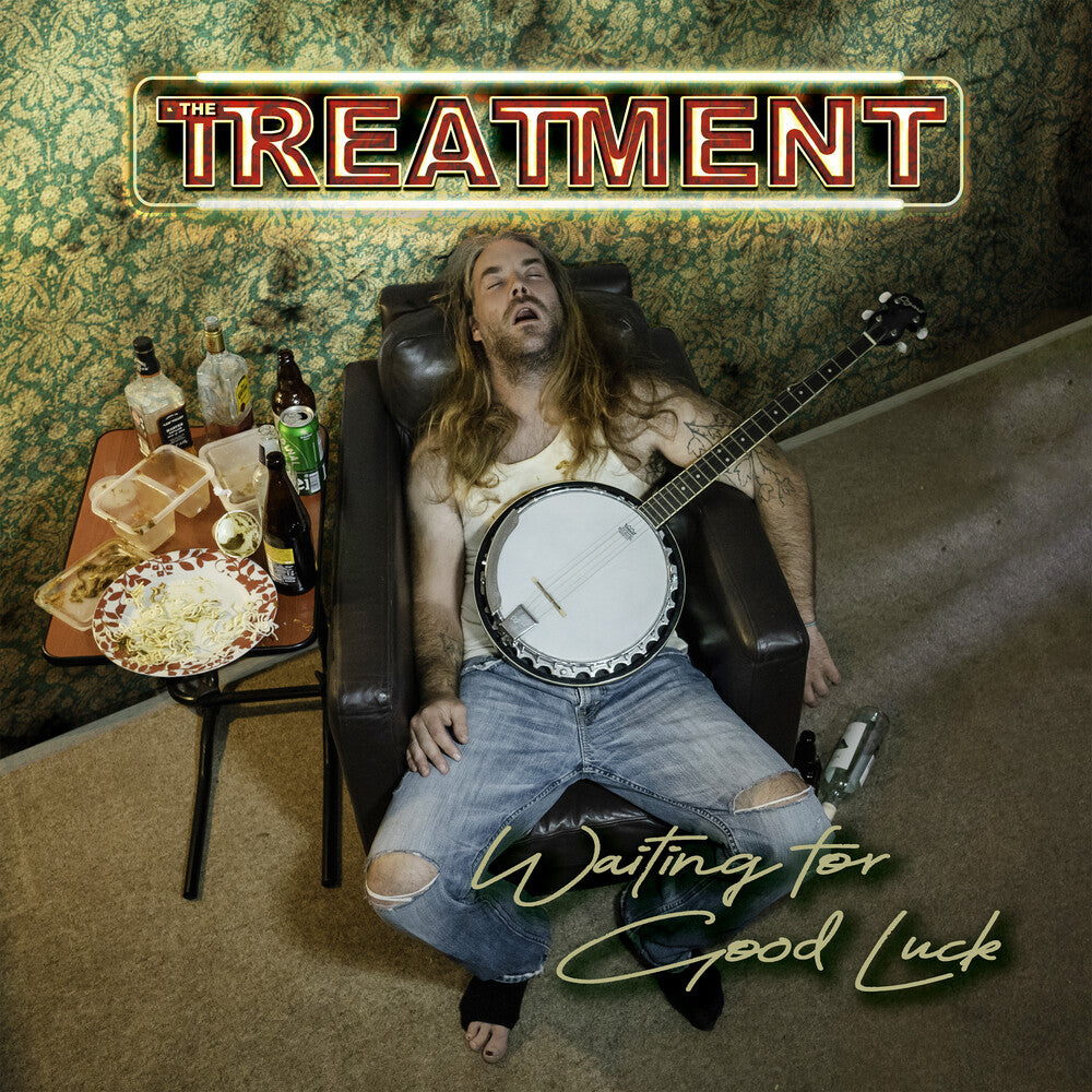 the album cover for The Treatment - Waiting For Good Luck