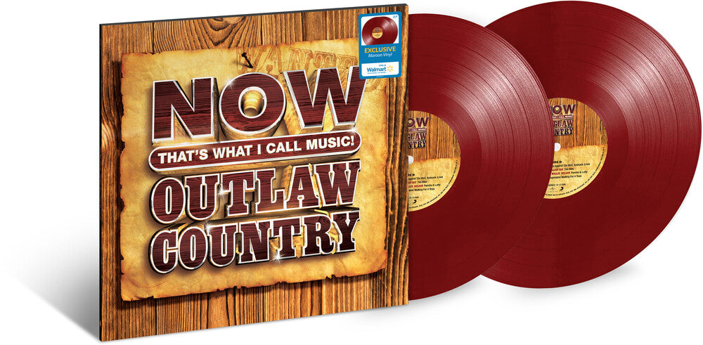 the album cover for Now Outlaw Country / Various - Now Outlaw Country / Various