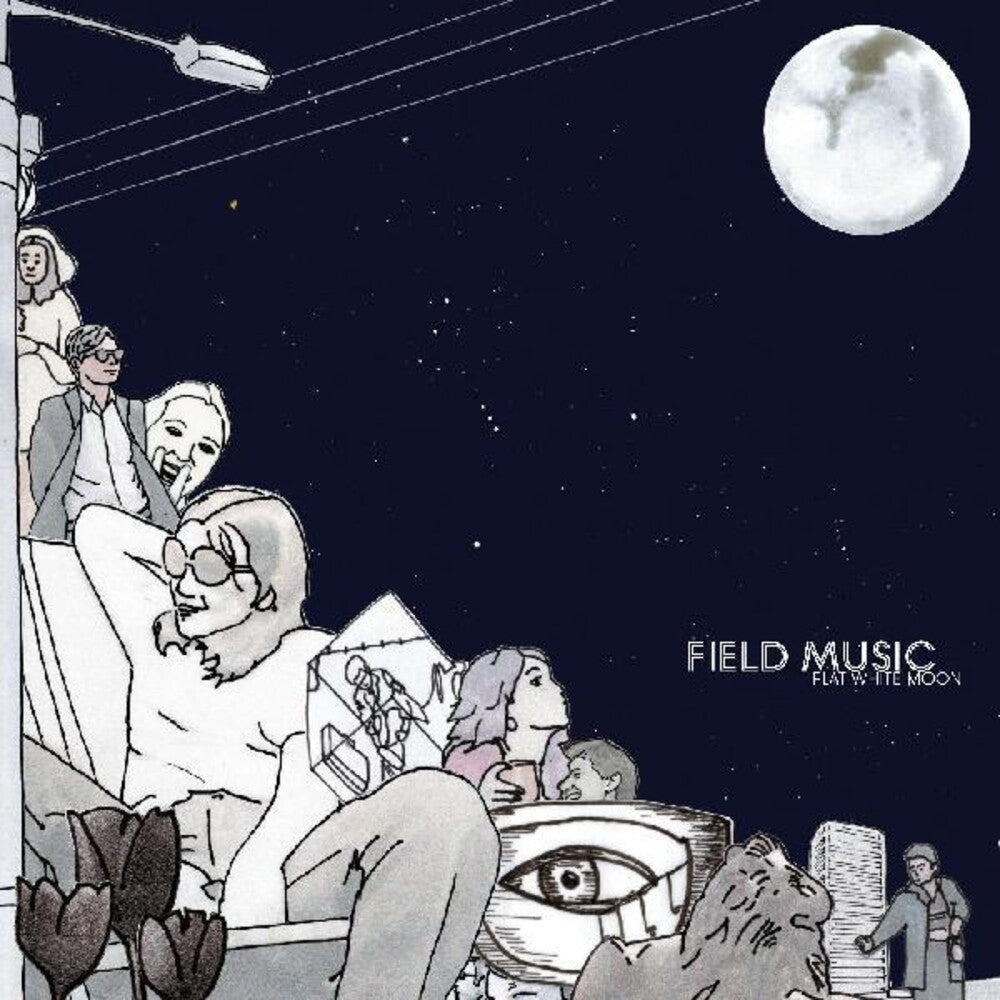 the album cover for Field Music - Flat White Moon [Limited Edition Clear LP]