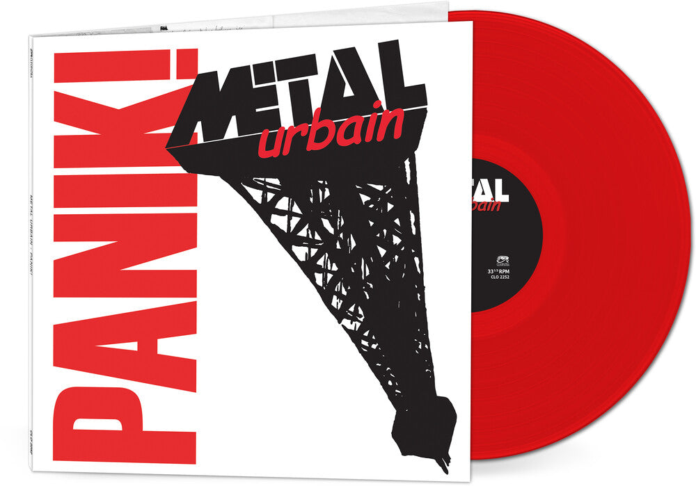 the album cover for Metal Urbain - Panik (Red Vinyl)