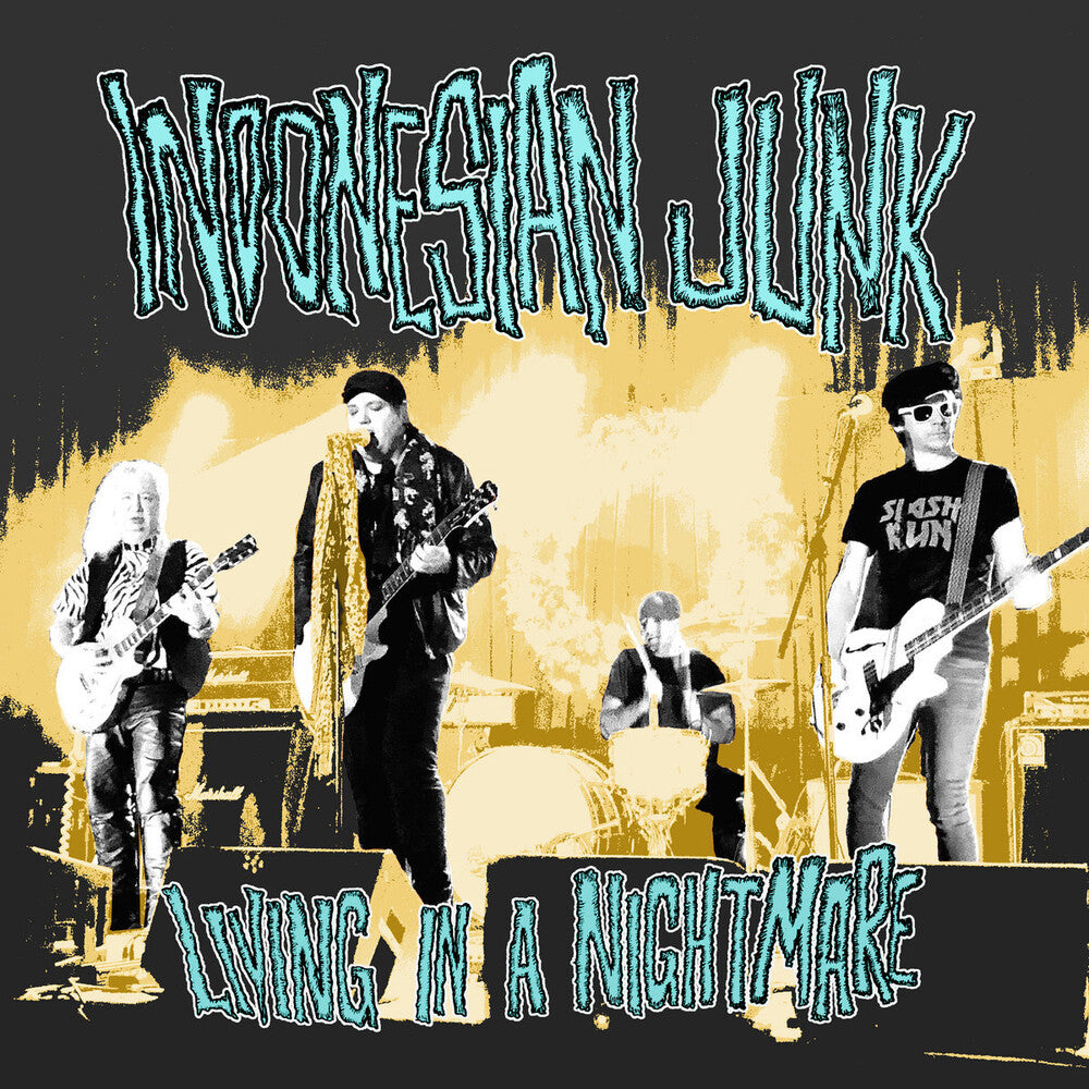 the album cover for Indonesian Junk - Living In A Nightmare