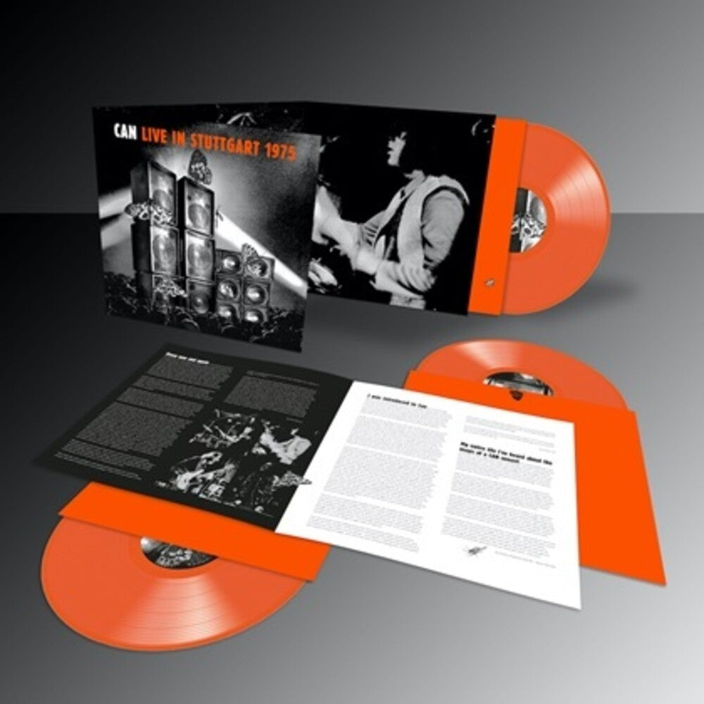 the album cover for Can - Live In Stuttgart 1975 [Limited Edition Orange 3LP]
