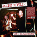 the album cover for Icons Of Filth - Not On Her Majesty's Service