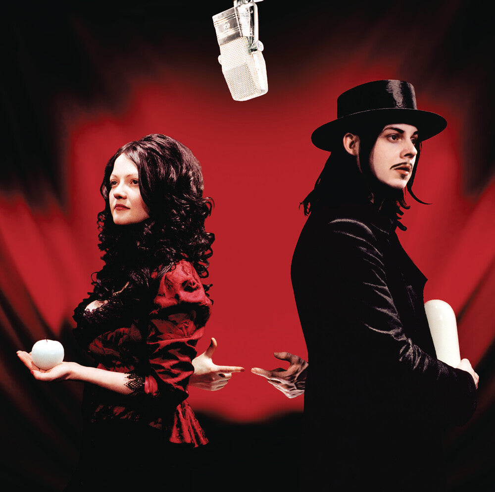 the album cover for The White Stripes - Get Behind Me Satan [With Booklet]