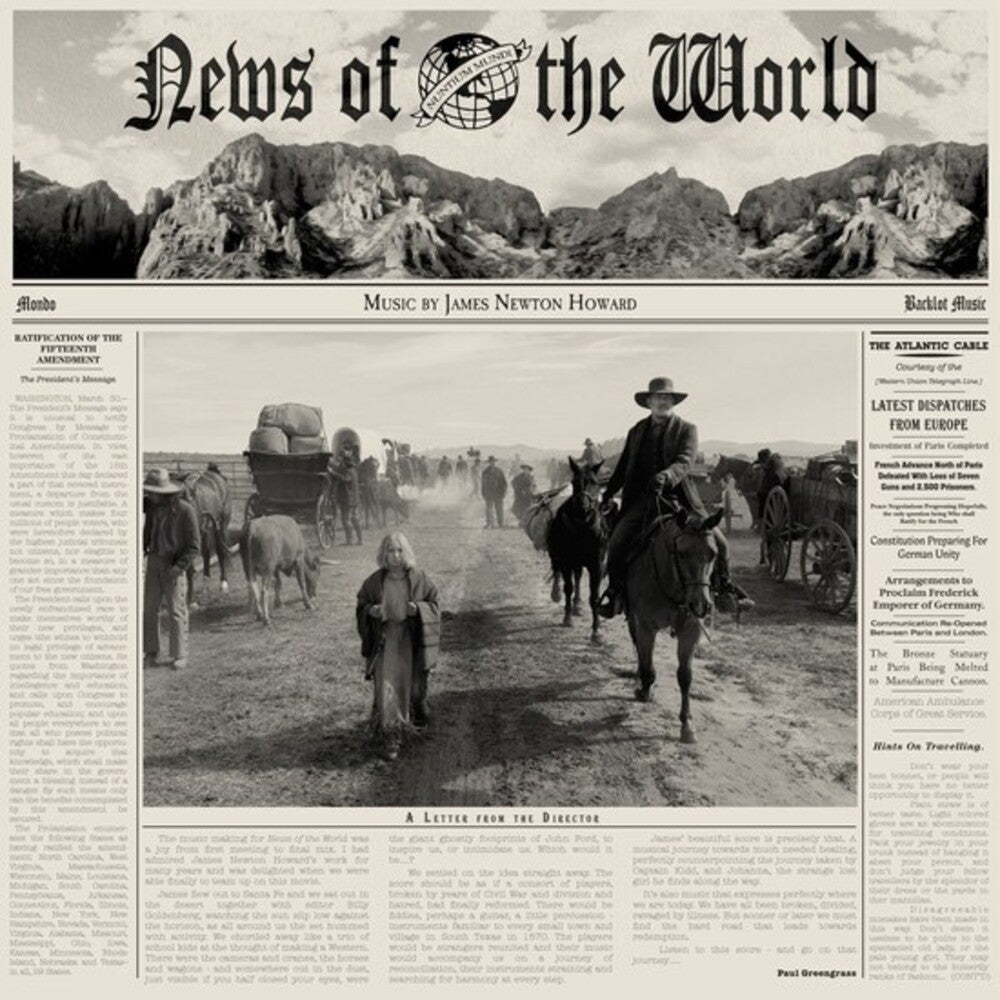 the album cover for James Howard  Newton (Ogv) - News Of The World / O.S.T. [180 Gram]