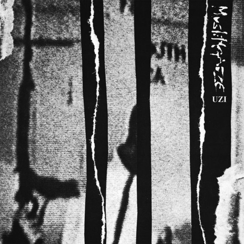 the album cover for Muslimgauze - Uzi [Colored Vinyl] (Gry) [Limited Edition] (Post)