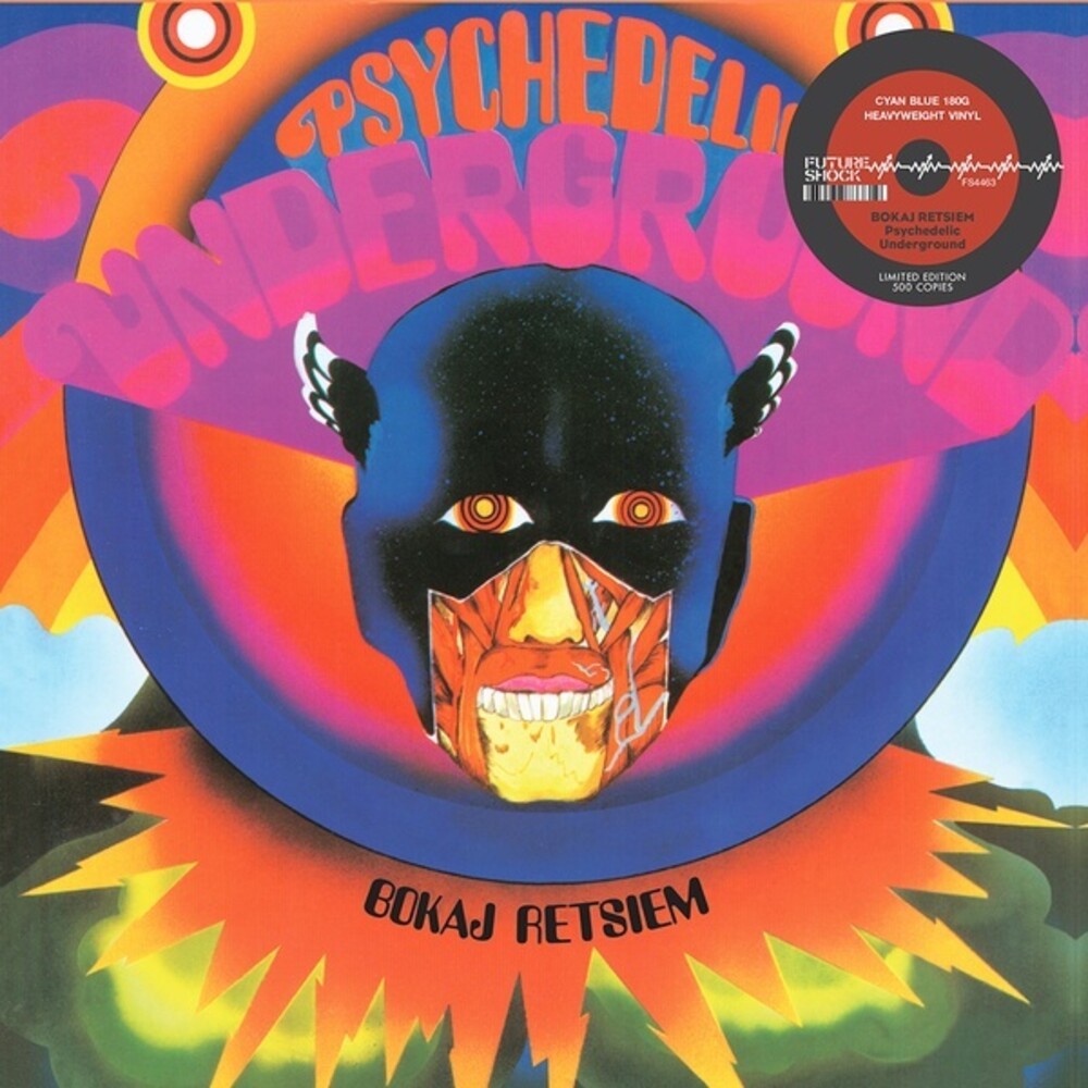 the album cover for Bokaj Retsiem - Psychedelic Underground (Blue) (Uk)