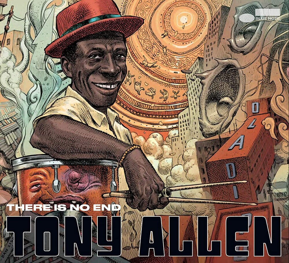 the album cover for Tony Allen - There Is No End