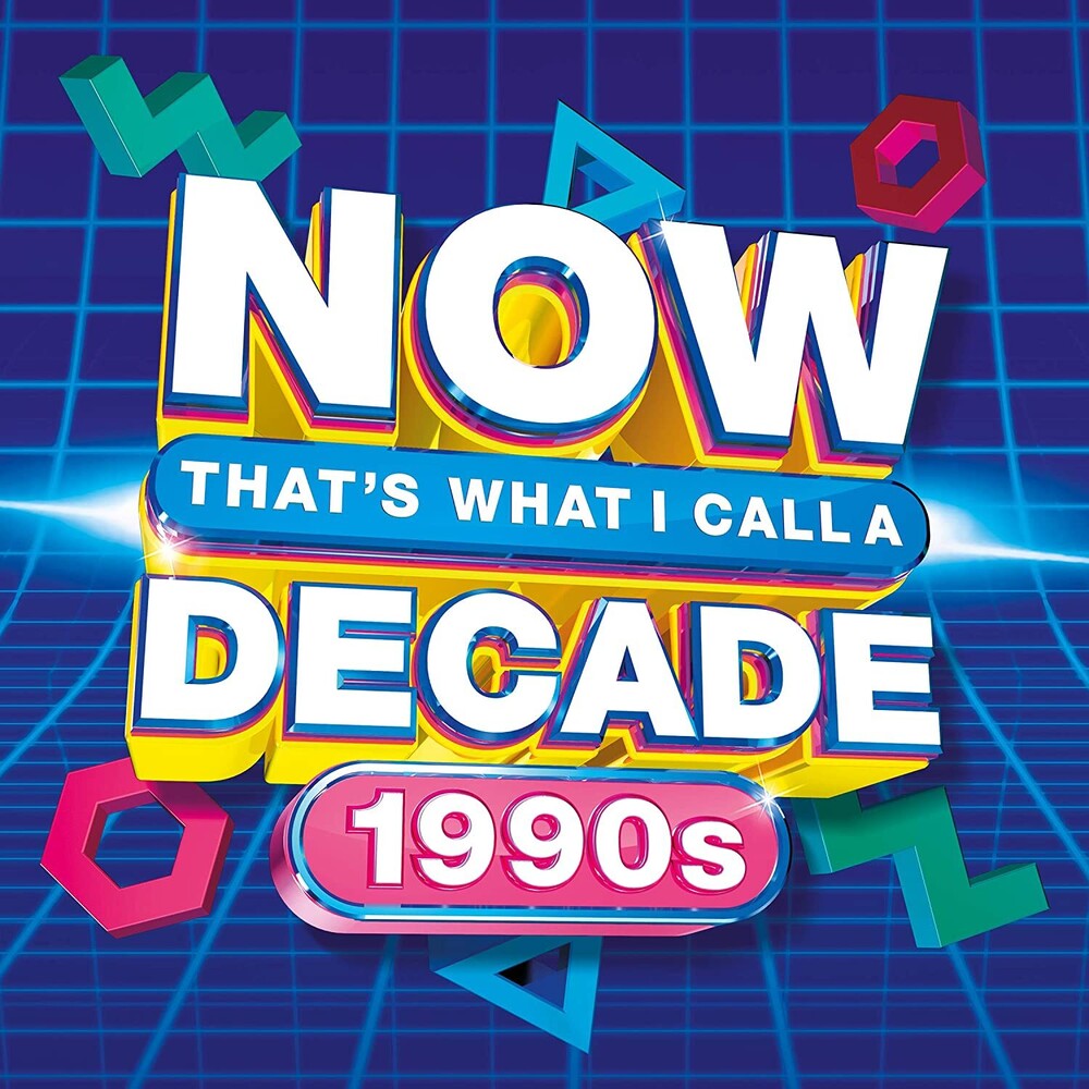 the album cover for Now That's What I Call Music! - NOW That's What I Call A Decade! 1990s