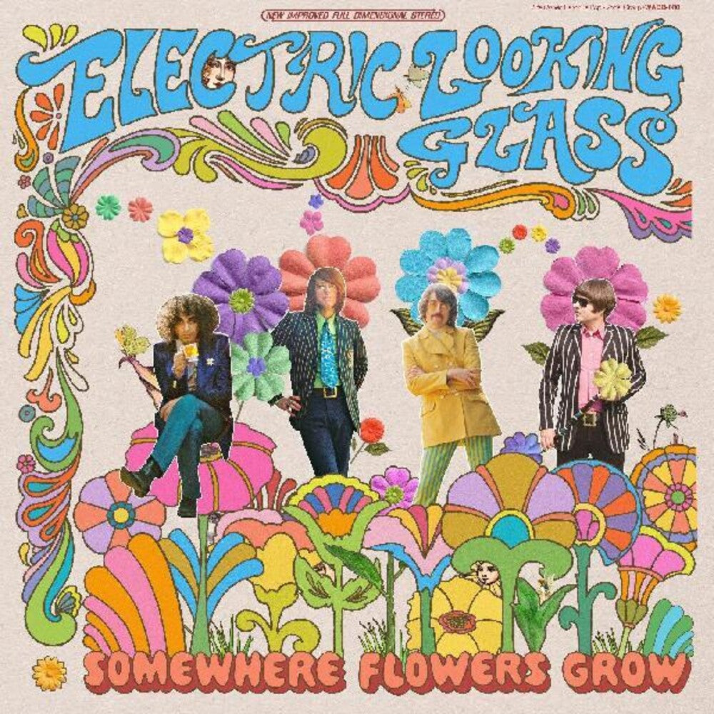 the album cover for Electric Looking Glass - Somewhere Flowers Grow