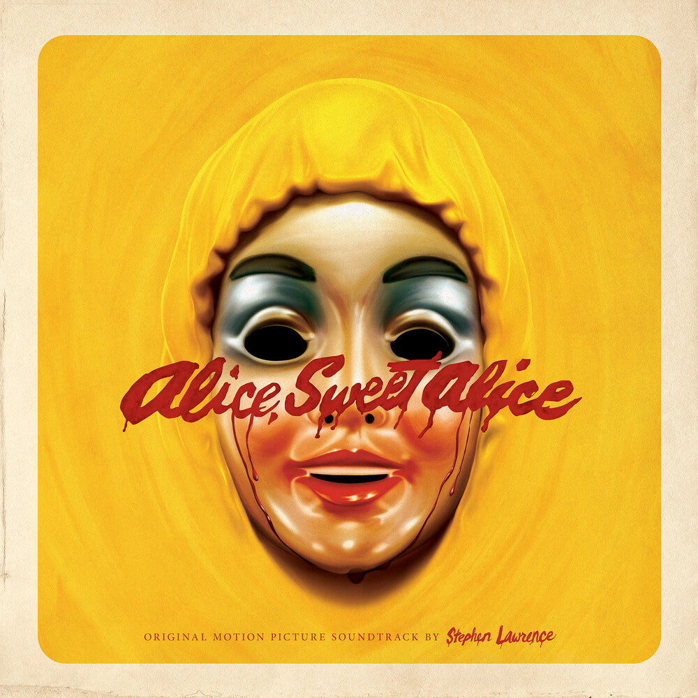 the album cover for Stephen Lawrence  (Colv) (Gate) (Red) (Ylw) - Alice Sweet Alice / O.S.T. (Yellow Splatter) (Red)