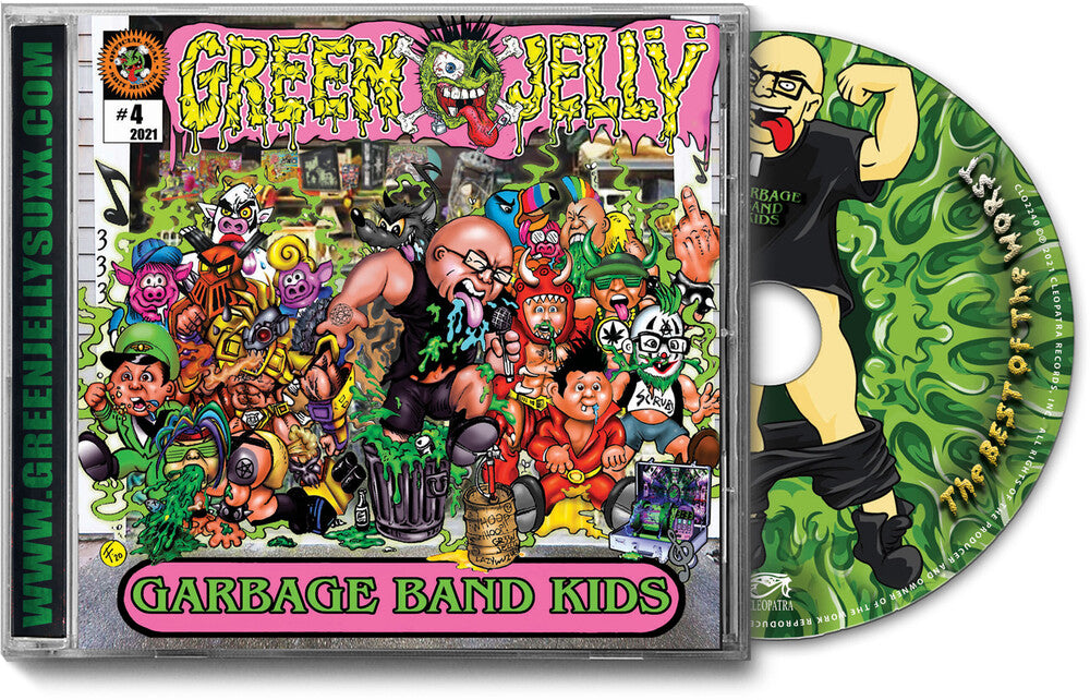 the album cover for Green Jelly - Garbage Band Kids
