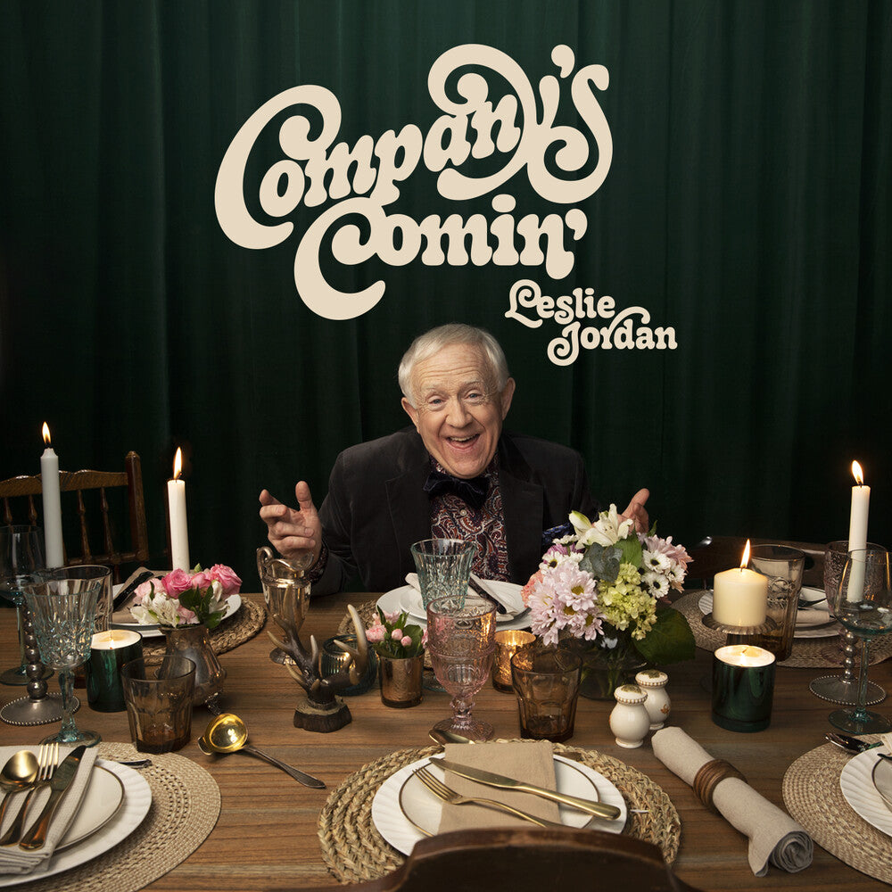 the album cover for Leslie Jordan - Company's Comin' [LP]