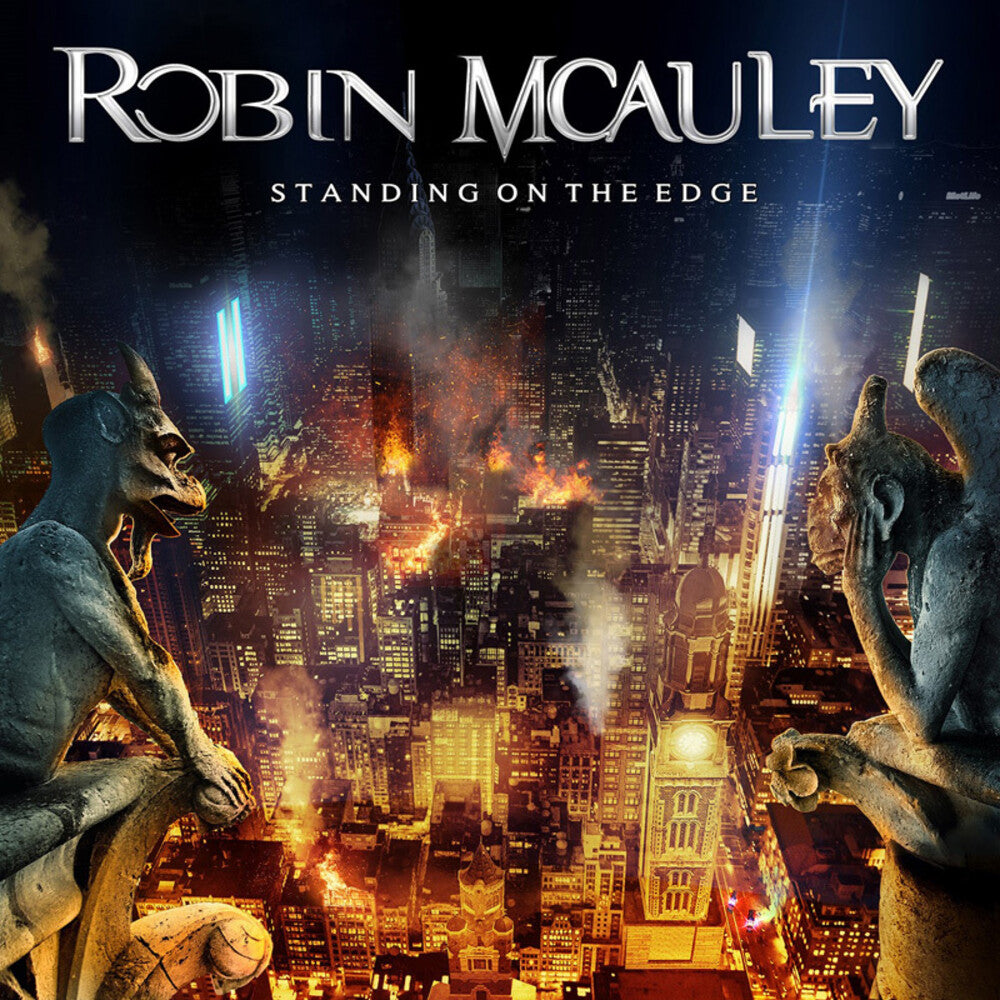 the album cover for Robin McAuley - Standing On The Edge