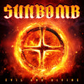 the album cover for Sunbomb - Evil And Divine