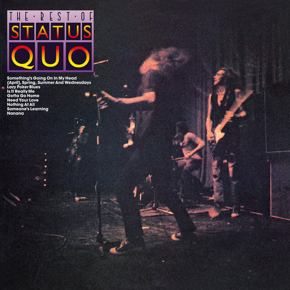 the album cover for Status Quo - Rest Of Status Quo [Colored Vinyl] [Limited Edition] (Purp) [Indie Exclusive]