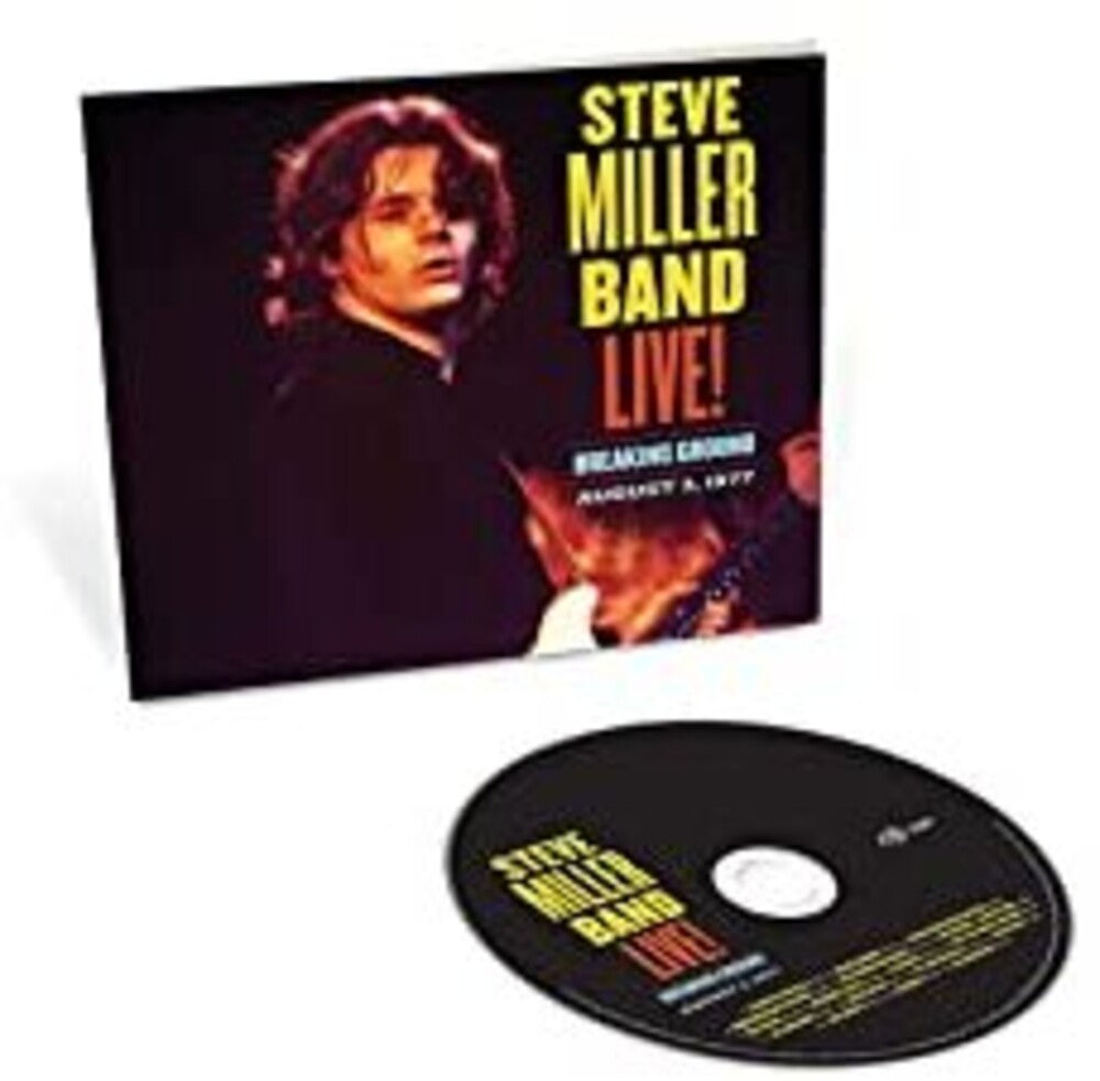 the album cover for Steve Miller Band - Live! Breaking Ground August 3, 1977