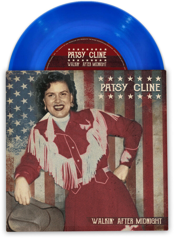 the album cover for Patsy Cline - Walkin' After Midnight [Colored Vinyl]