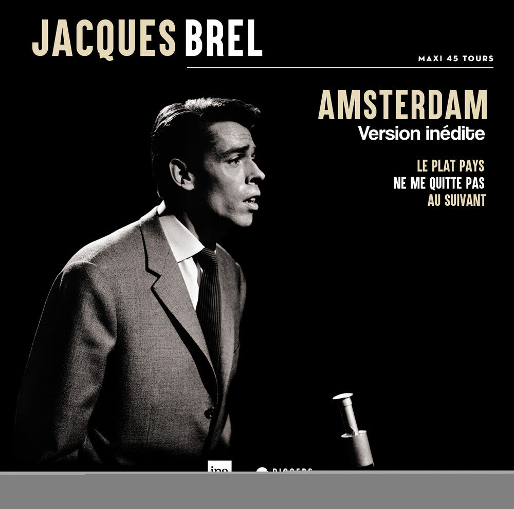 the album cover for Jacques Brel - Amsterdam (Aus)