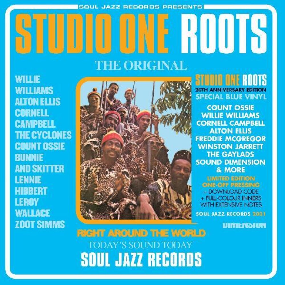 the album cover for Soul Jazz Records - Studio One Roots (Blue) [Colored Vinyl] [Limited Edition] [Download Included]