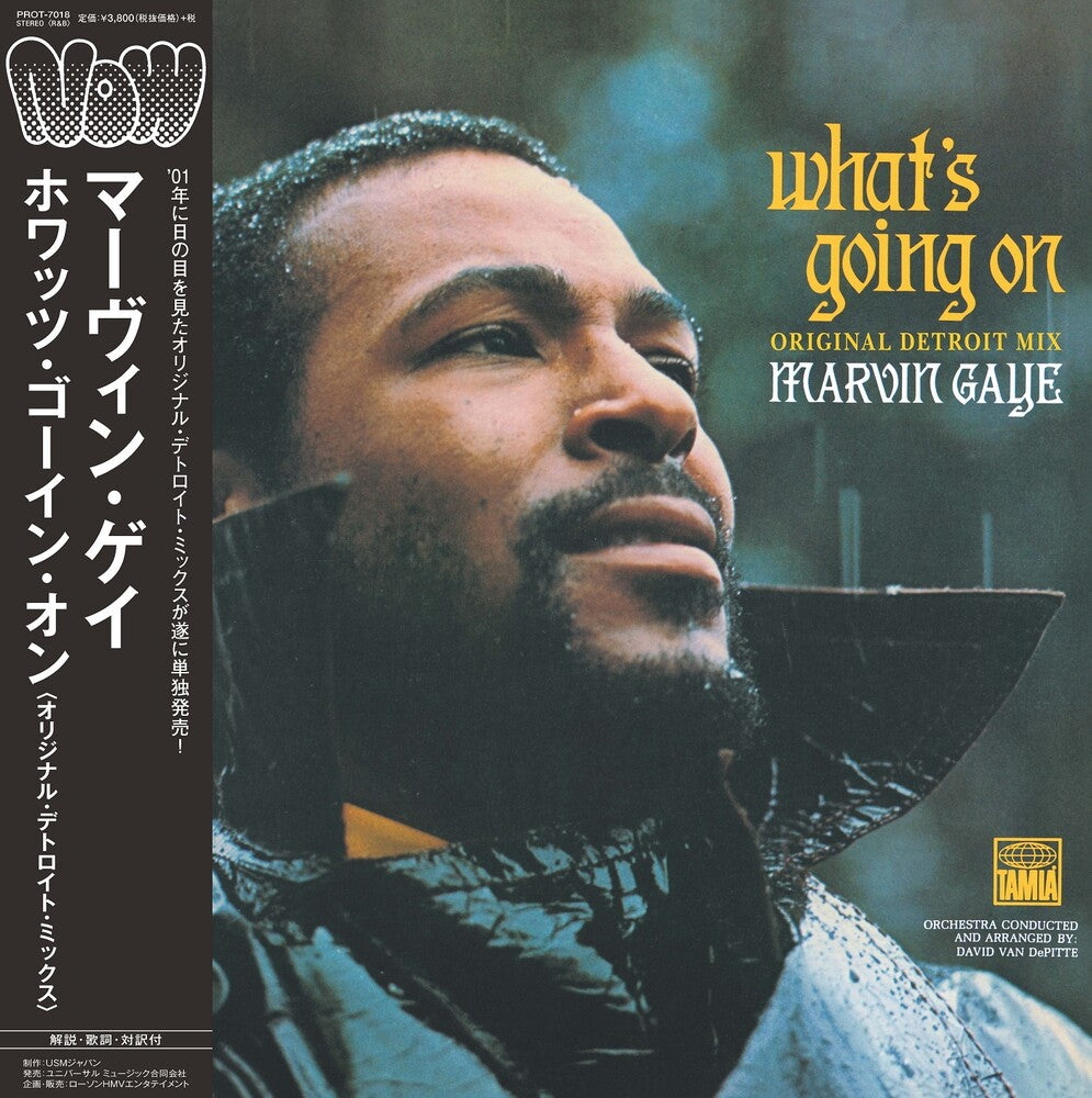 the album cover for Marvin Gaye - What's Going On: Original Detroit Mix [LP]