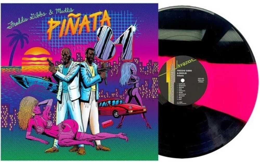 the album cover for Freddie Gibbs  & Madlib - Pinata: 1984 Version [Record Store Day] [RSD Drops 2021]