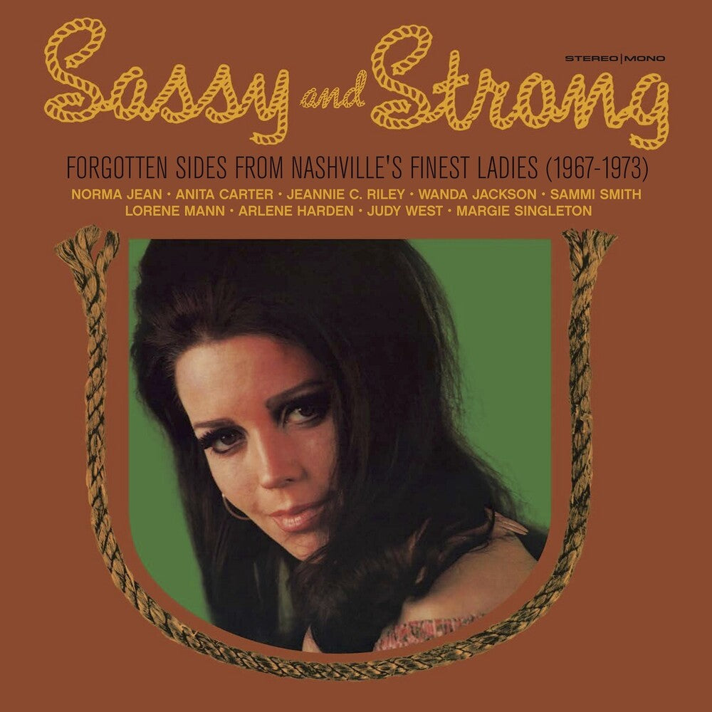 the album cover for Sassy & Strong: Forgotten Sides From Nashville's - Sassy & Strong: Forgotten Sides From Nashville's