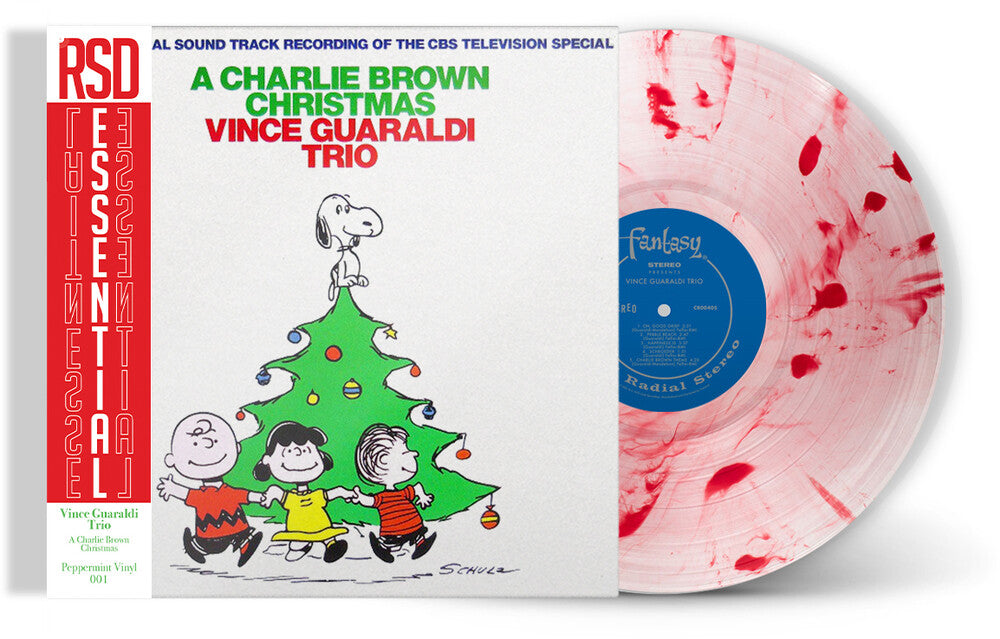 the album cover for Vince Guaraldi - A Charlie Brown Christmas [RSD Essential Peppermint LP]