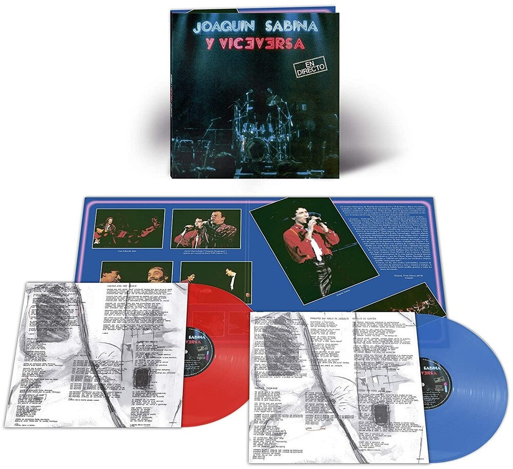 the album cover for Joaquin Sabina - En Directo [Colored Vinyl] (Spa)