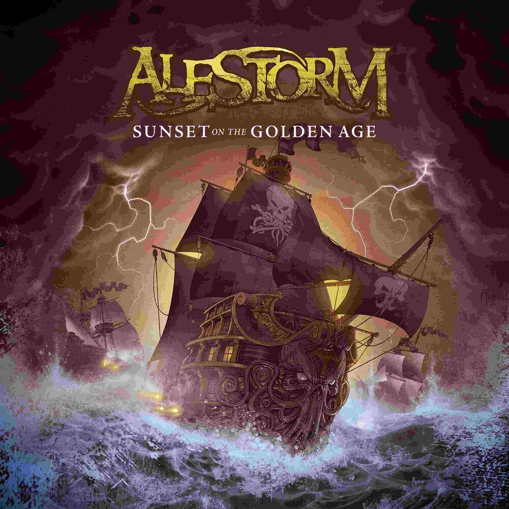 the album cover for Alestorm - Sunset On The Golden Age (DLX Version) [RSD Drops 2021]