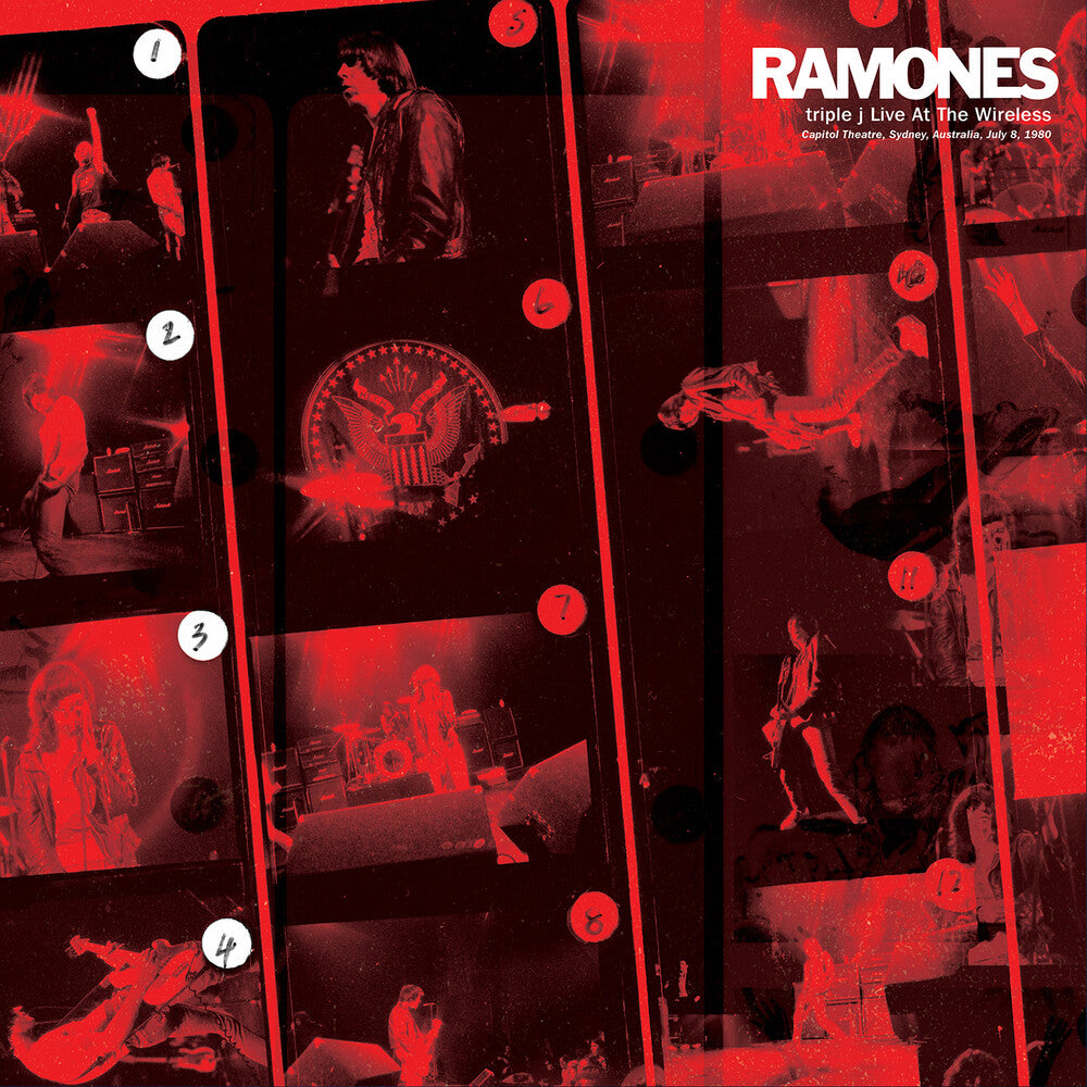 the album cover for Ramones - triple J Live at the Wireless Capitol Theatre, Sydney, Australia, July 8, 1980 [RSD Drops 2021]