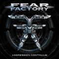 the album cover for Fear Factory - Aggression Continuum