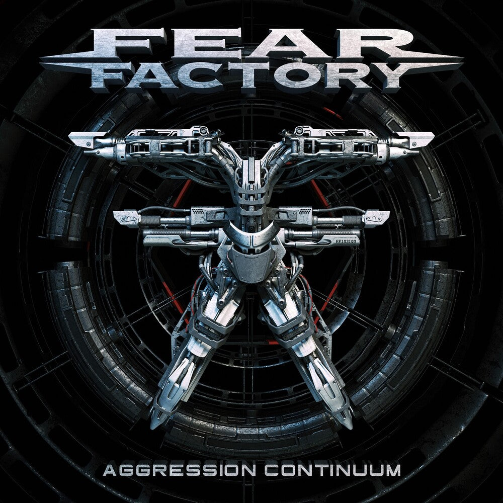 the album cover for Fear Factory - Aggression Continuum