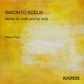 the album cover for Marco Fusi - Giacinto Scelsi: Works For