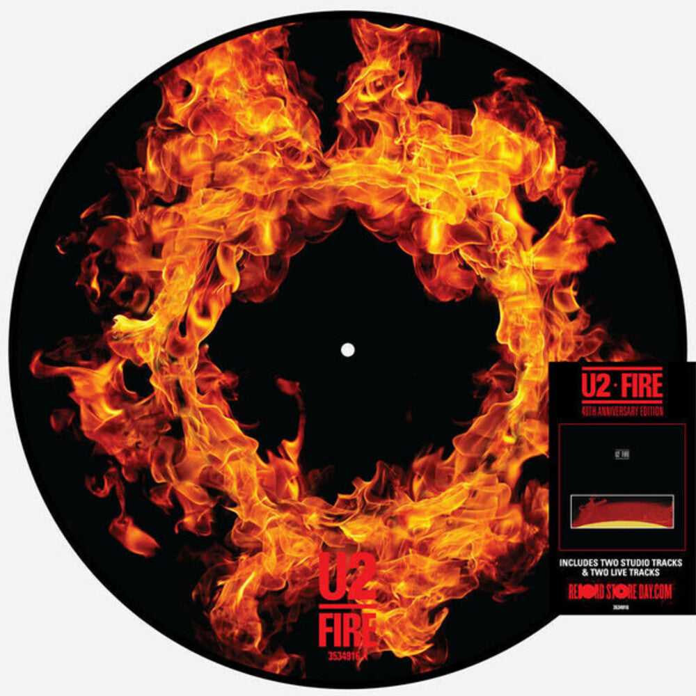 the album cover for U2 - Fire (40th Anniversary Edition) [RSD Drops 2021]