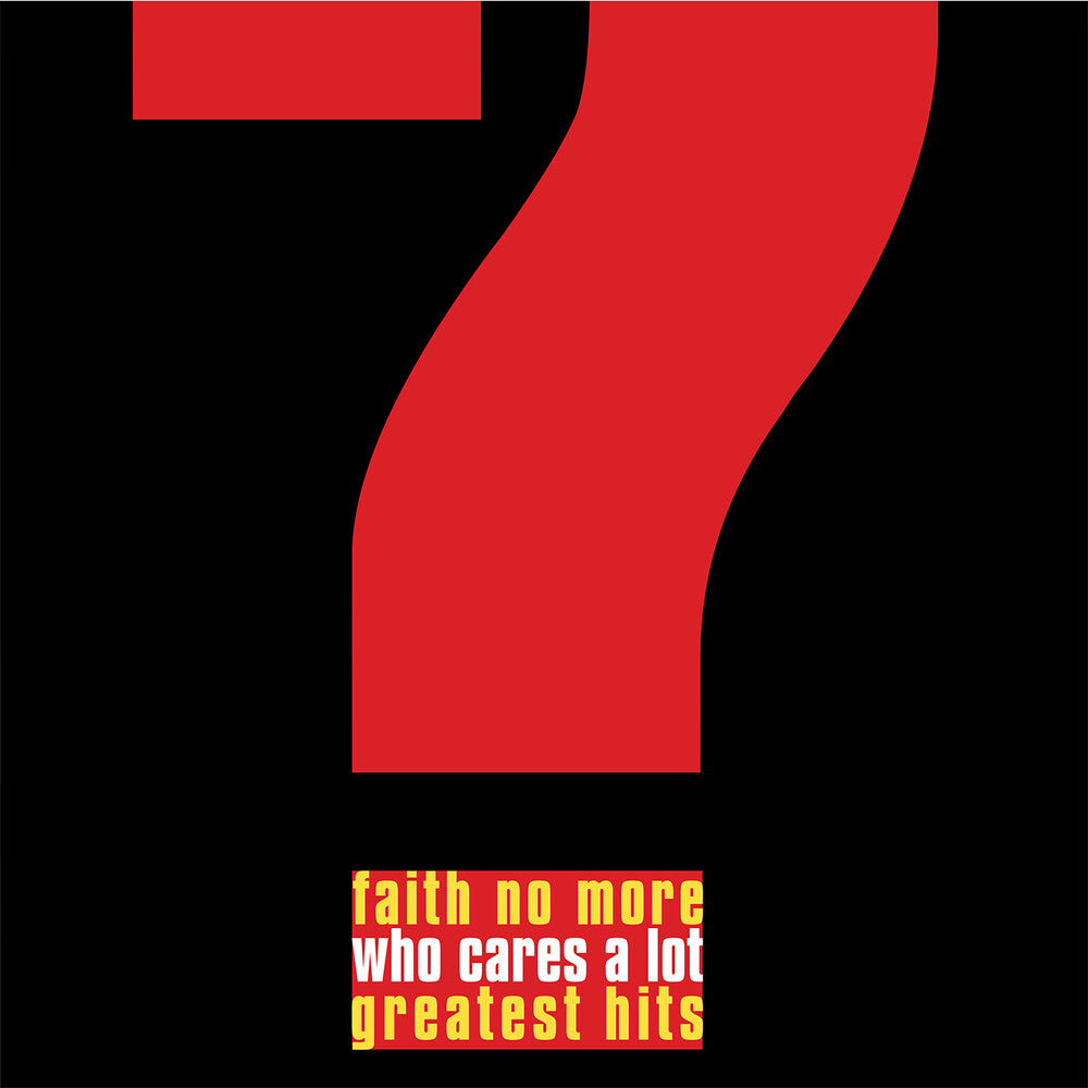 the album cover for Faith No More - Who Cares A Lot?: The Greatest Hits [Indie Exclusive Limited Edition Clear 2LP]