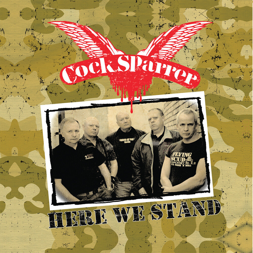 the album cover for Cock Sparrer - Here We Stand