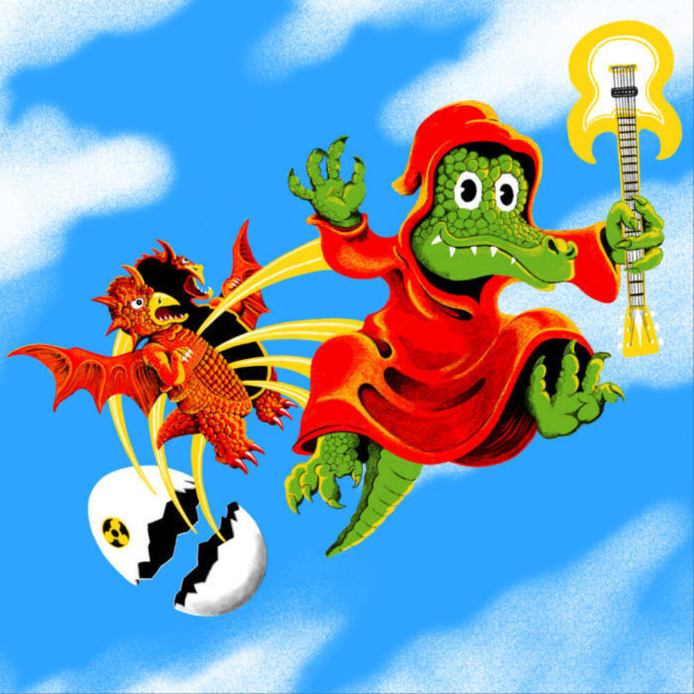 the album cover for King Gizzard & The Lizard Wizard - Live In Melbourne [Limited Edition Blue LP]