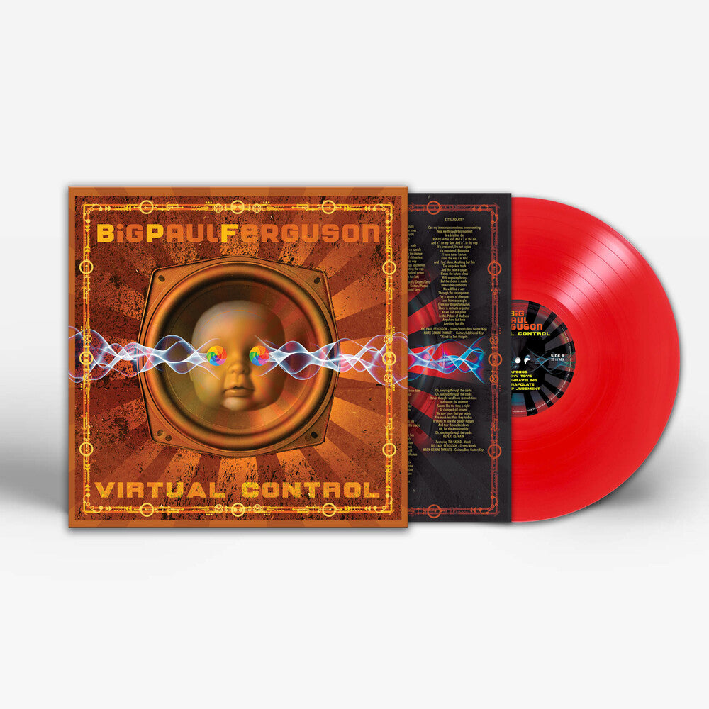 the album cover for Big Paul Ferguson - Virtual Control (Red Vinyl) [Colored Vinyl] (Red)