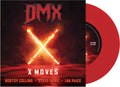 the album cover for Dmx / Bootsy Collins  / Howe,Steve / Paice,Ian - X Moves (Silver Or Red) [Colored Vinyl] (Red) (Slv)