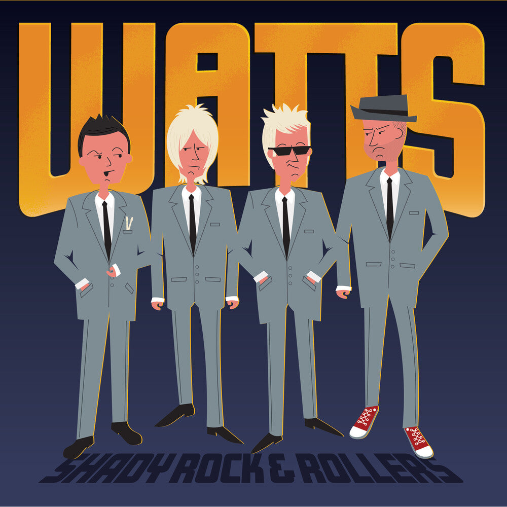 the album cover for Watts - Shady Rock & Rollers