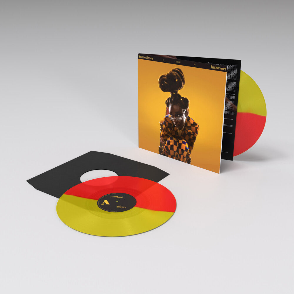 the album cover for Little Simz - Sometimes I Might Be Introvert [Indie Exclusive Limited Edition Red & Yellow 2LP]