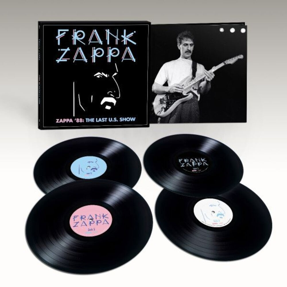 the album cover for Frank Zappa - Zappa '88: The Last U.S. Show [4LP Box Set]