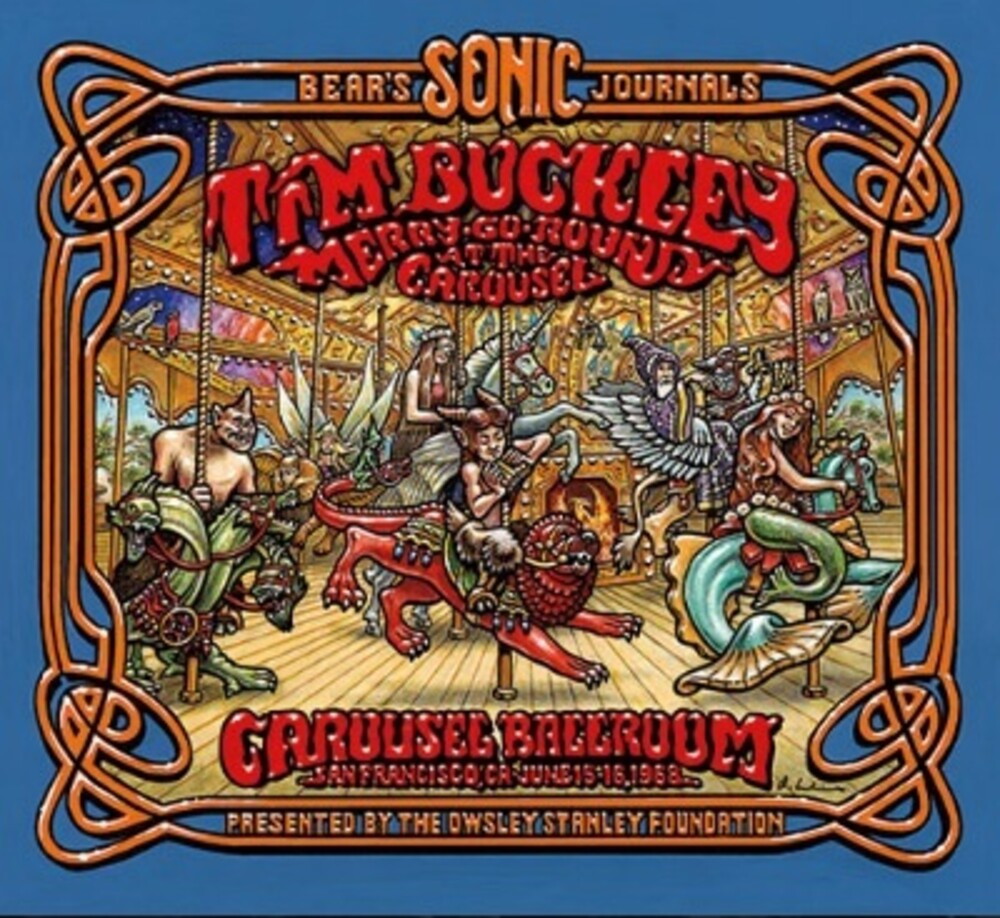 the album cover for Buckley, Tim - Bear's Sonic Journals: Merry-go-round At The