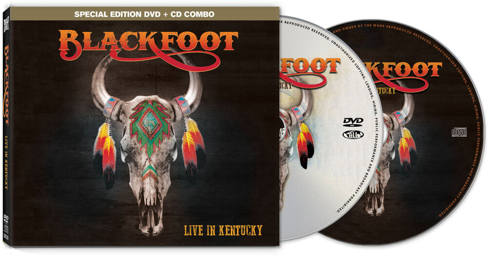 the album cover for Blackfoot - Live In Kentucky [Deluxe CD/DVD]