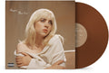 the album cover for Billie Eilish - Happier Than Ever [Indie Exclusive Limited Edition Deep Brown 2LP]